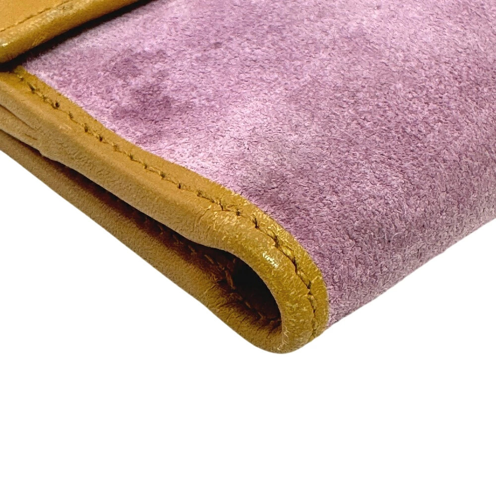 GUCCI Jackie Bi fold Wallet Double Snap Closure Purple coin wallet Purse - Picture 4 of 4